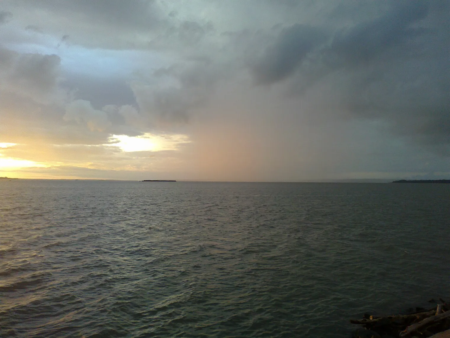 Ufer am Río Paraná bei Encarnación im Süden Paraguays